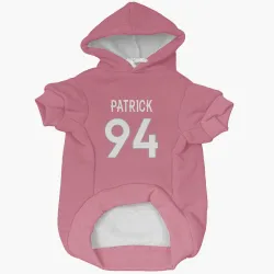 Denver Broncos Aaron Patrick Pink Pet Hoodie for Dog & Cat