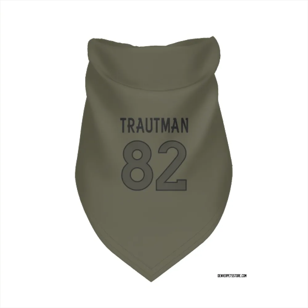Denver Broncos Adam Trautman Olive Pet Bandana for Dog & Cat