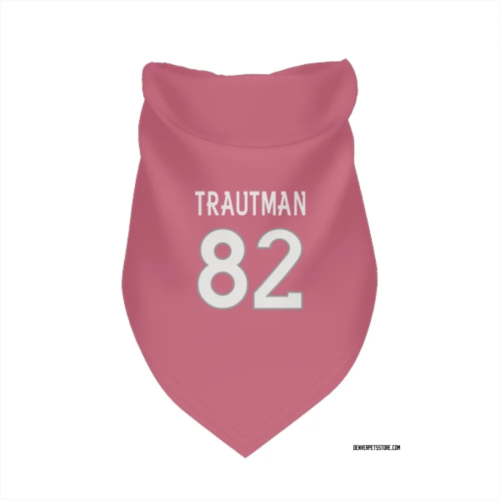 Denver Broncos Adam Trautman Pink Pet Bandana for Dog & Cat