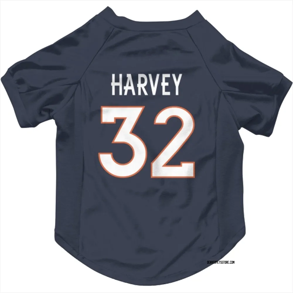 Denver Broncos Ahmari Harvey Navy Pet Jersey for Dog & Cat