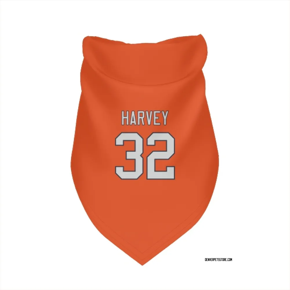 Denver Broncos Ahmari Harvey Orange Pet Bandana for Dog & Cat