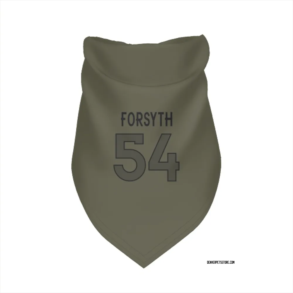 Denver Broncos Alex Forsyth Olive Pet Bandana for Dog & Cat