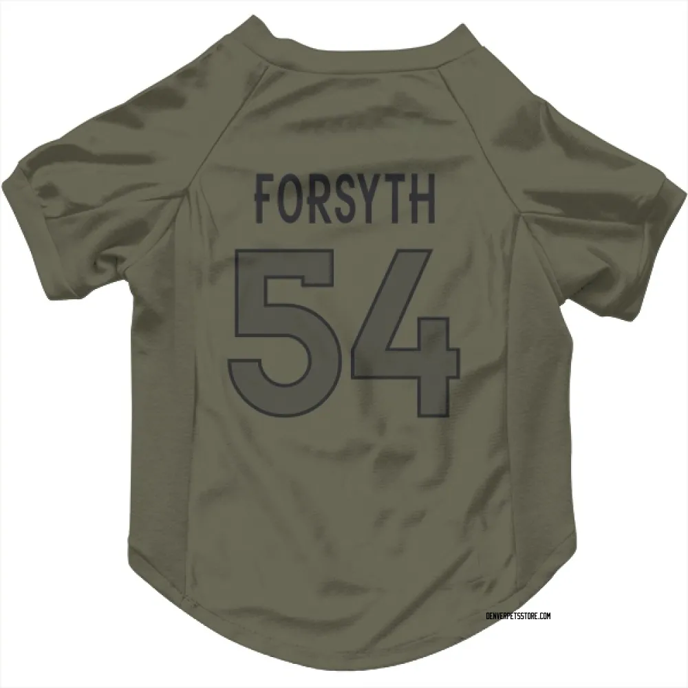 Denver Broncos Alex Forsyth Olive Pet Jersey for Dog & Cat