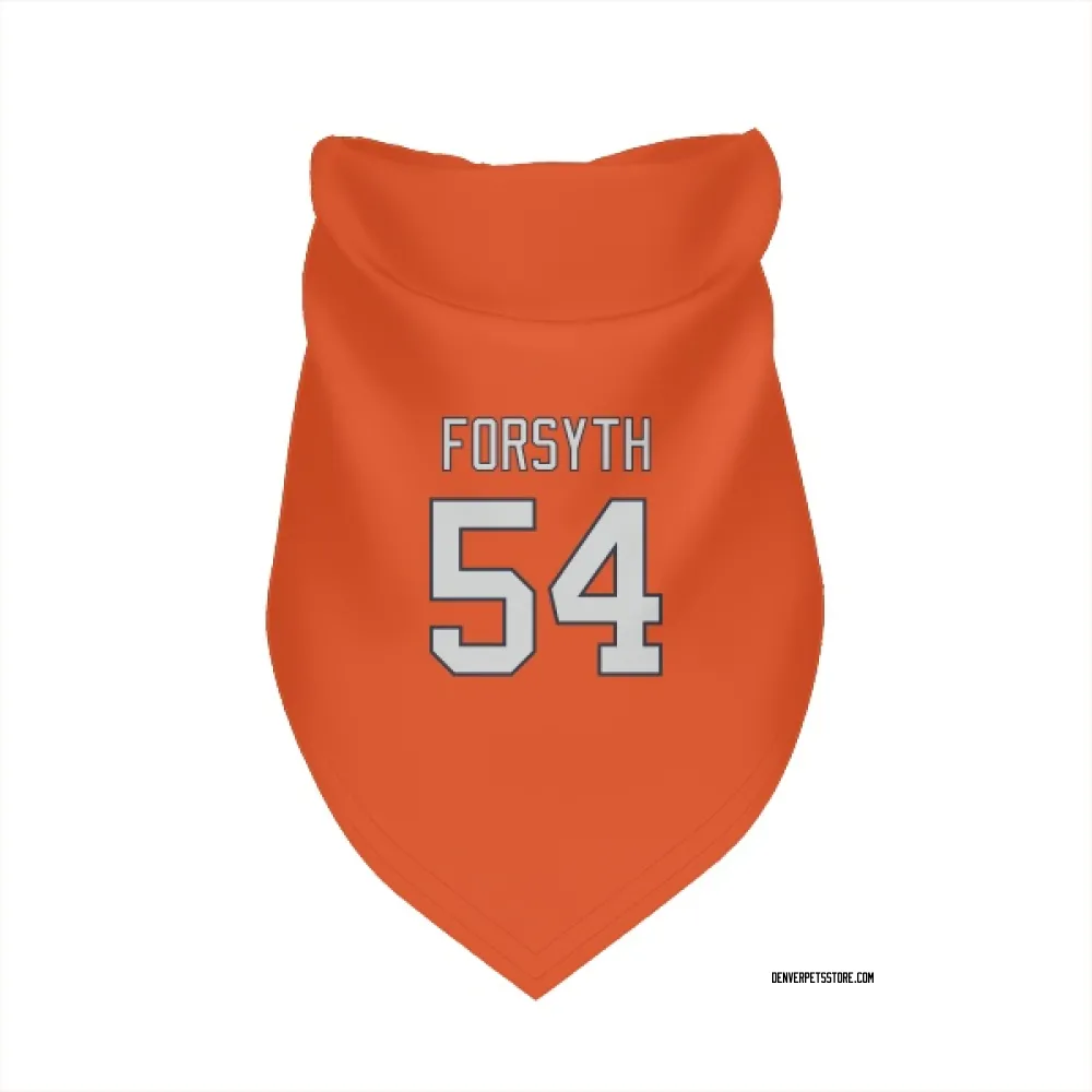 Denver Broncos Alex Forsyth Orange Pet Bandana for Dog & Cat