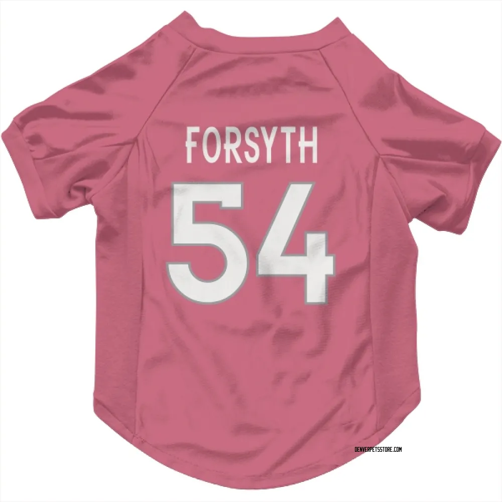 Denver Broncos Alex Forsyth Pink Pet Jersey for Dog & Cat