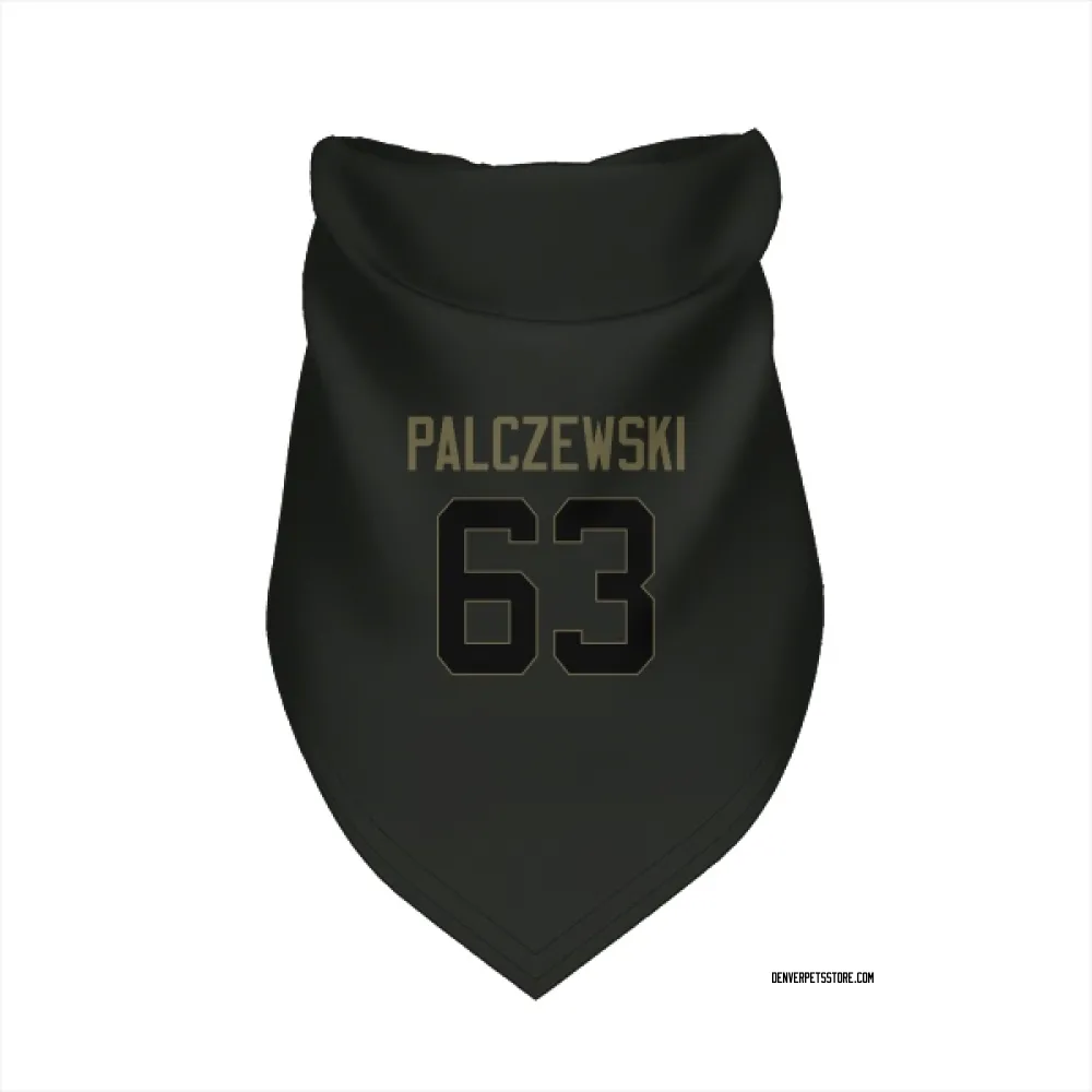 Denver Broncos Alex Palczewski Black Service Pet Bandana for Dog & Cat