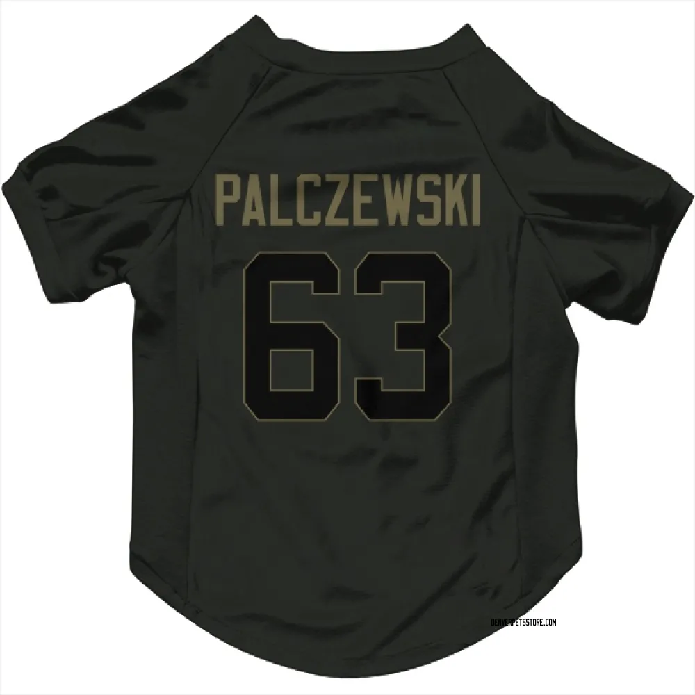 Denver Broncos Alex Palczewski Black Service Pet Jersey for Dog & Cat