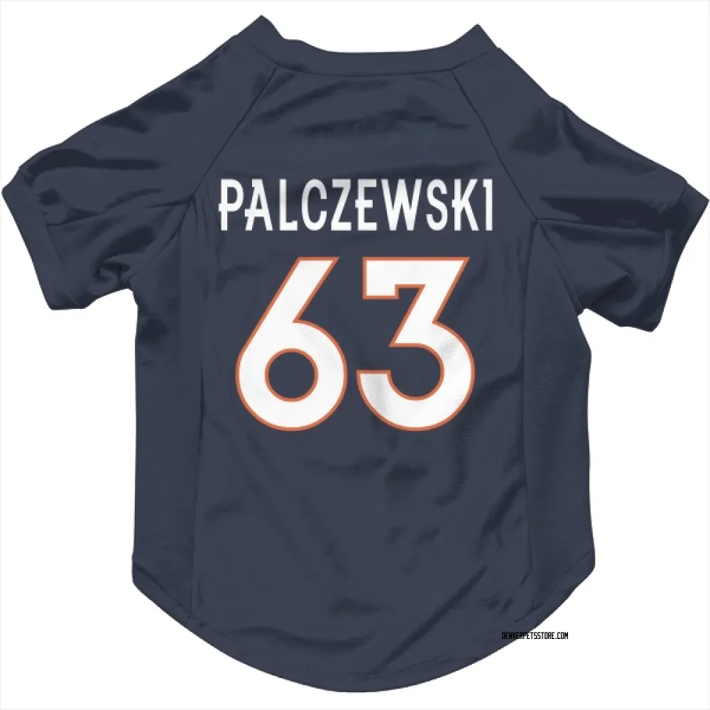 Denver Broncos Alex Palczewski Navy Pet Jersey for Dog & Cat