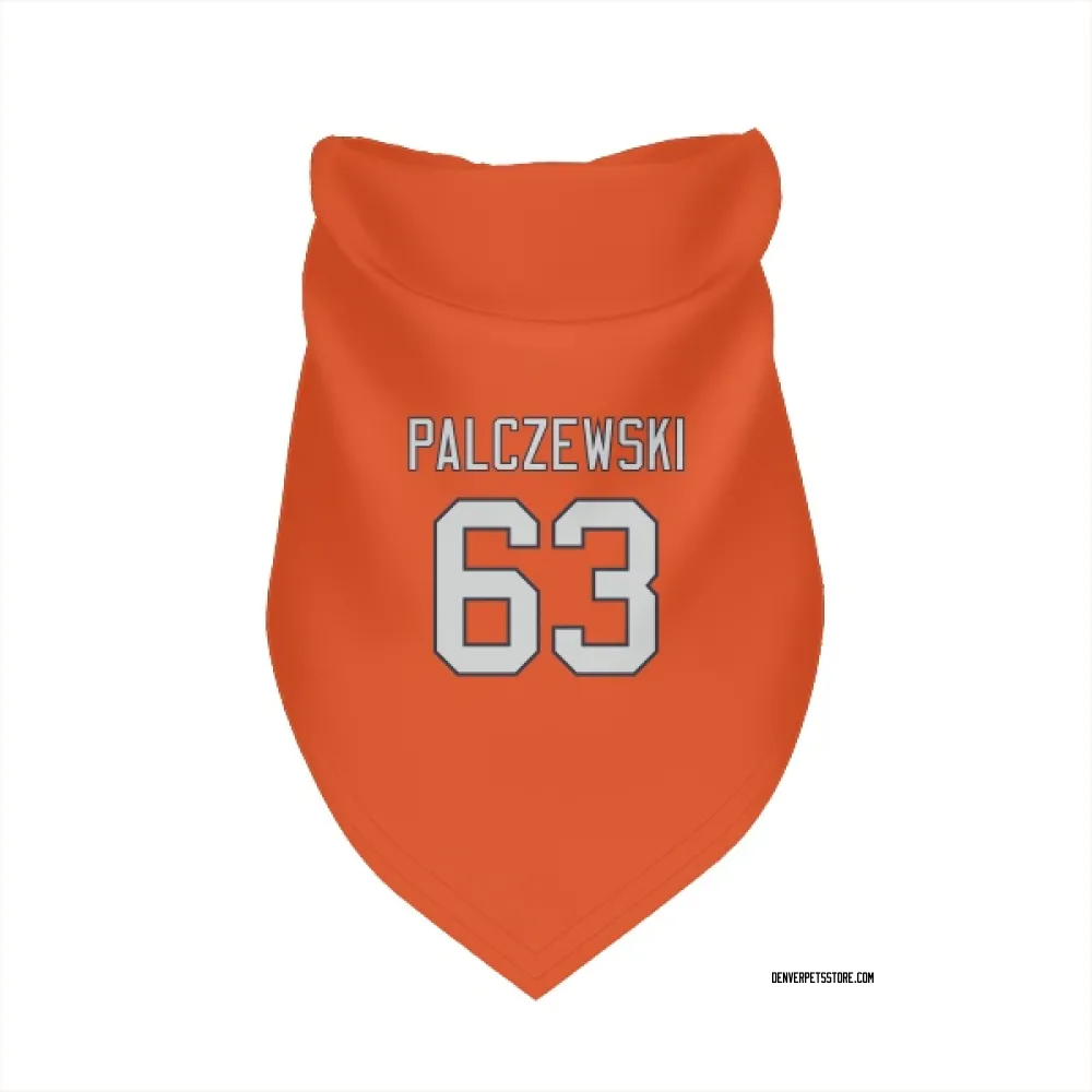 Denver Broncos Alex Palczewski Orange Pet Bandana for Dog & Cat