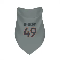 Denver Broncos Alex Singleton Gray Pet Bandana for Dog & Cat