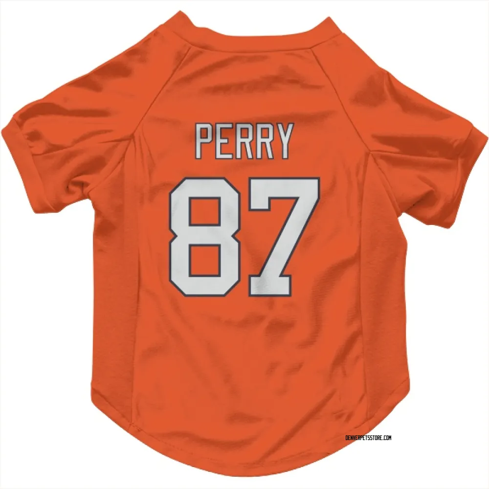 Denver Broncos A.T. Perry Orange Pet Jersey for Dog & Cat