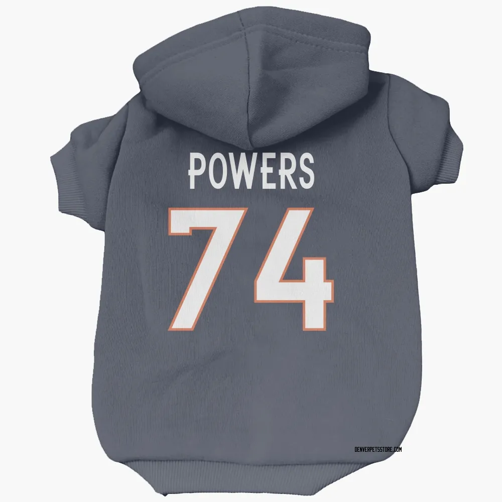 Denver Broncos Ben Powers Navy Pet Hoodie for Dog & Cat