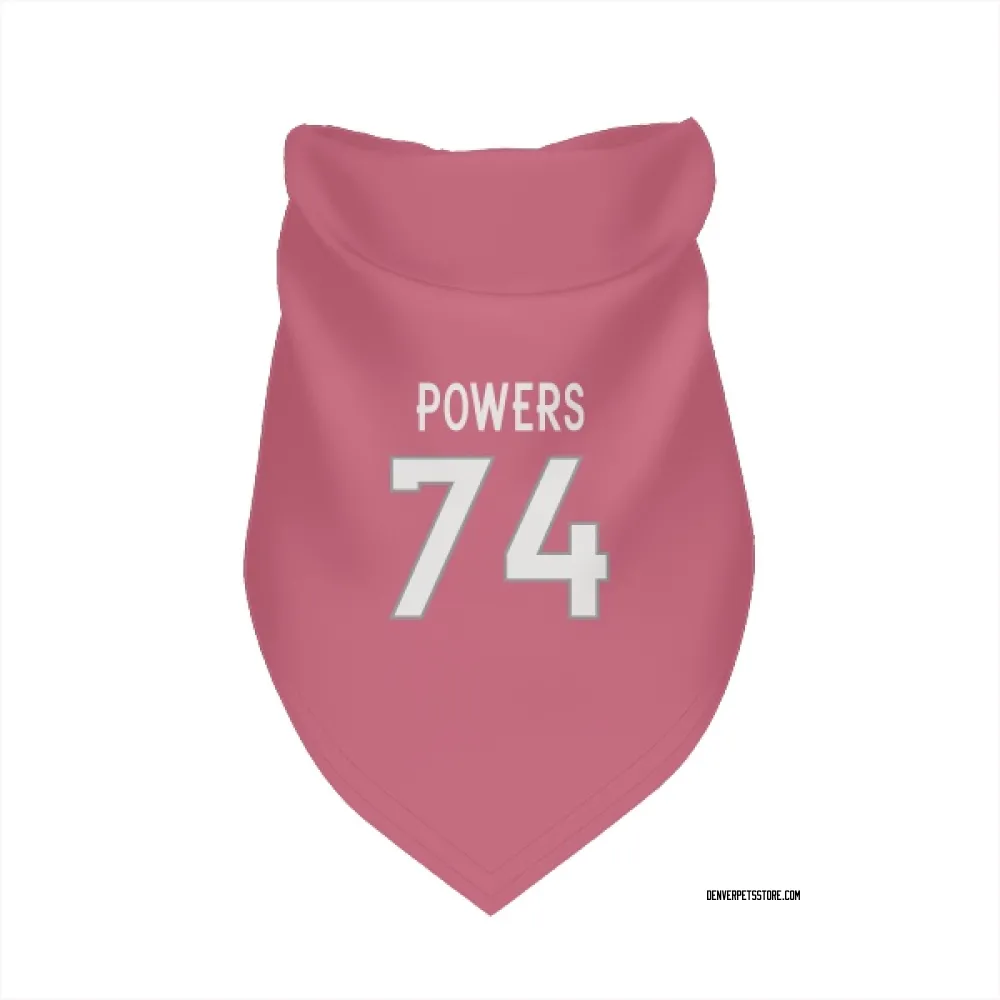 Denver Broncos Ben Powers Pink Pet Bandana for Dog & Cat