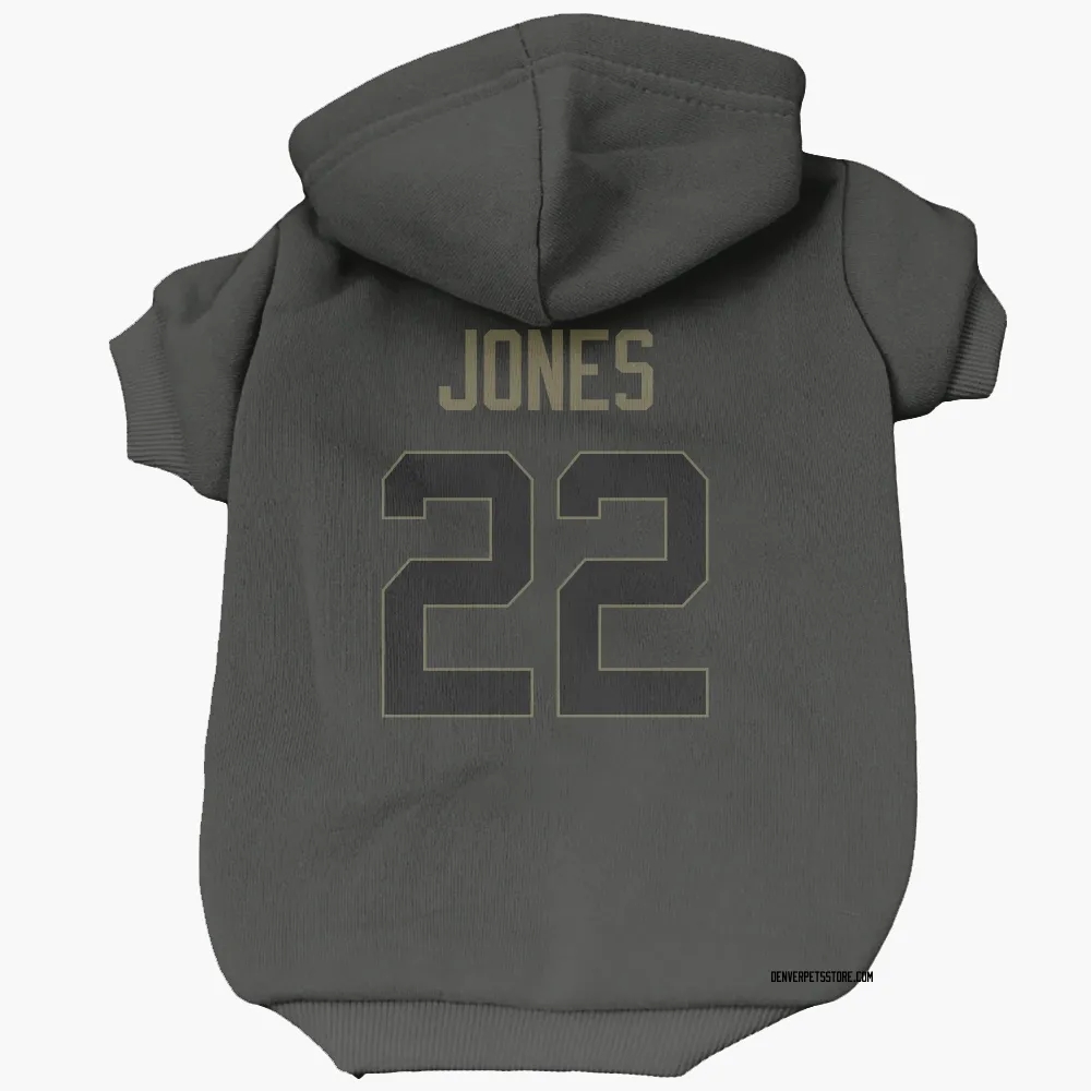 Denver Broncos Brandon Jones Black Service Pet Hoodie for Dog & Cat