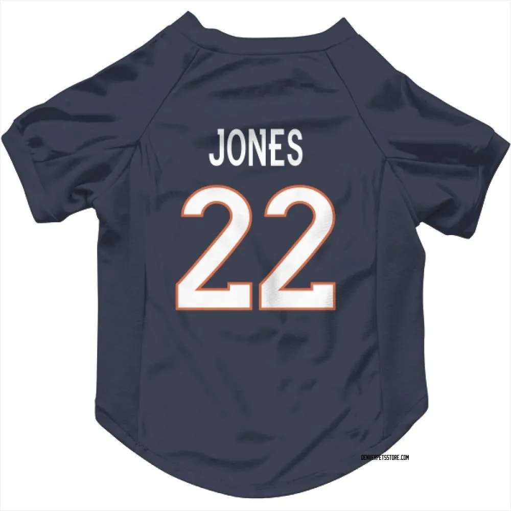 Denver Broncos Brandon Jones Navy Pet Jersey for Dog & Cat