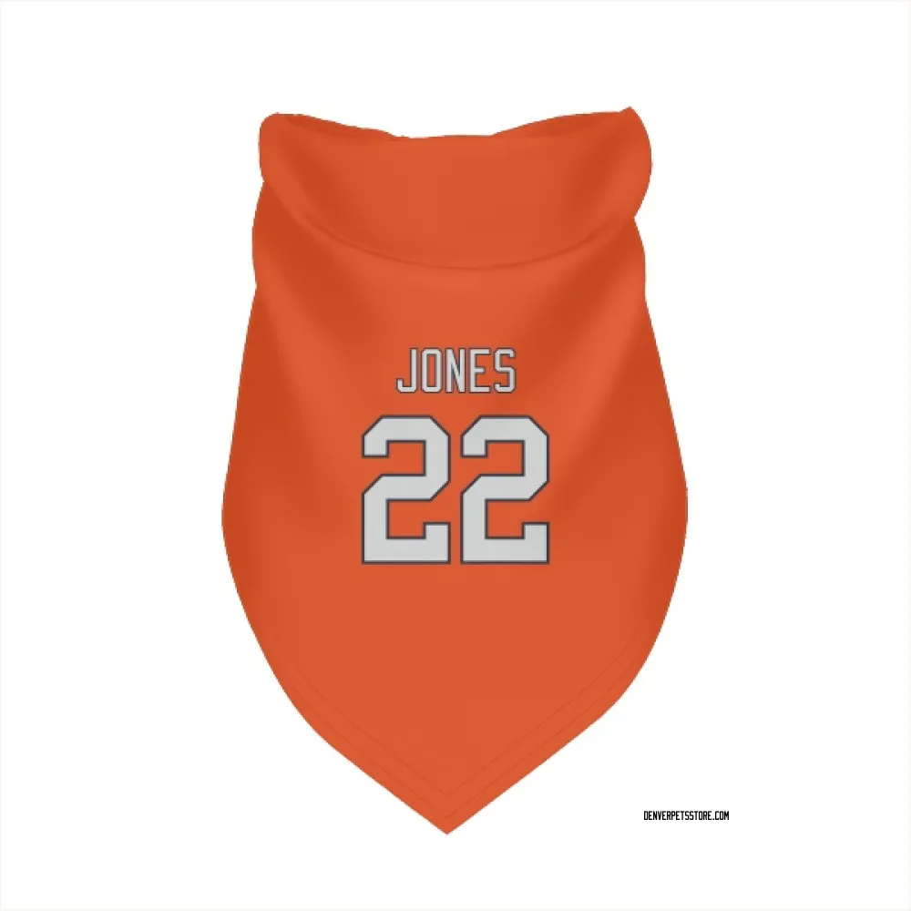 Denver Broncos Brandon Jones Orange Pet Bandana for Dog & Cat