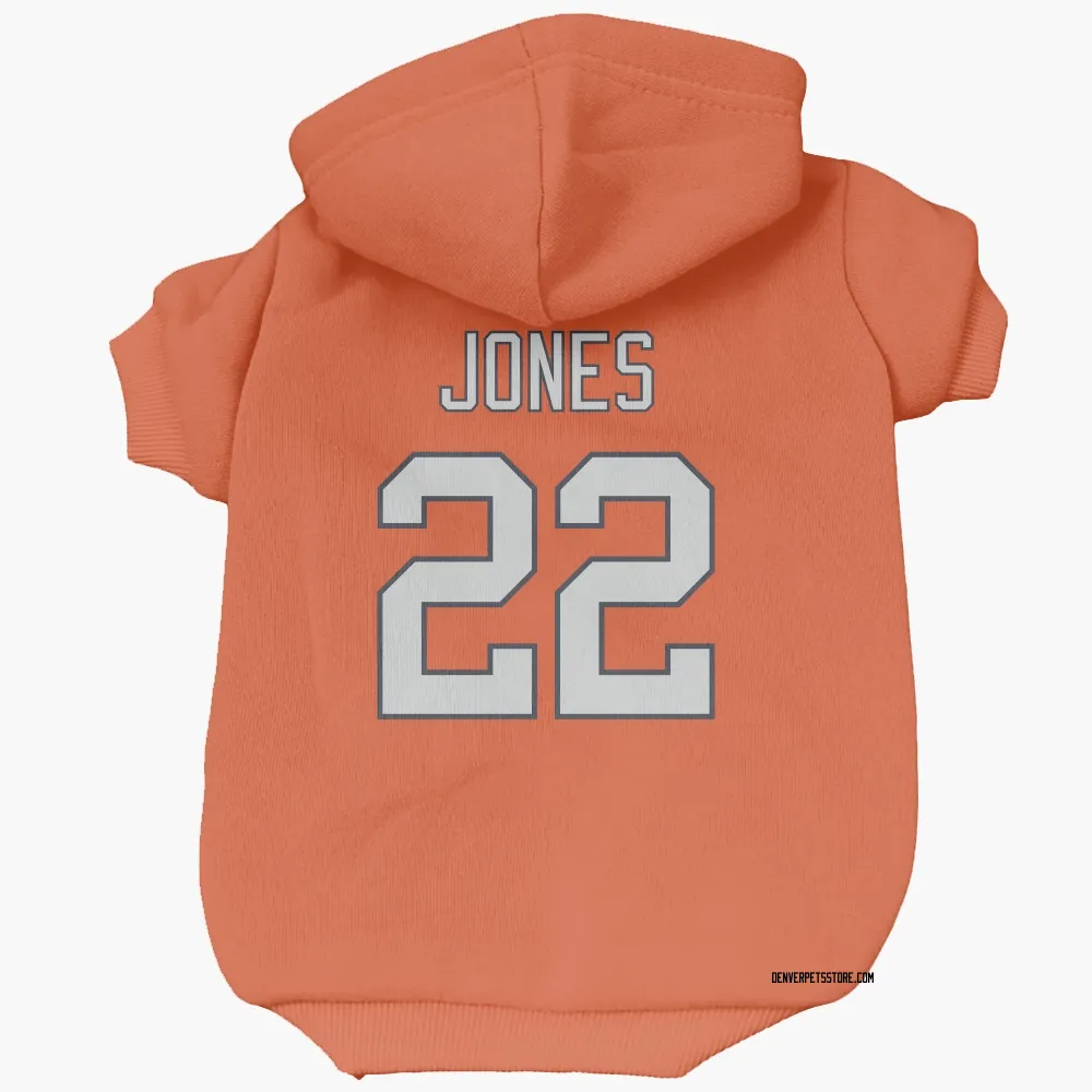 Denver Broncos Brandon Jones Orange Pet Hoodie for Dog & Cat