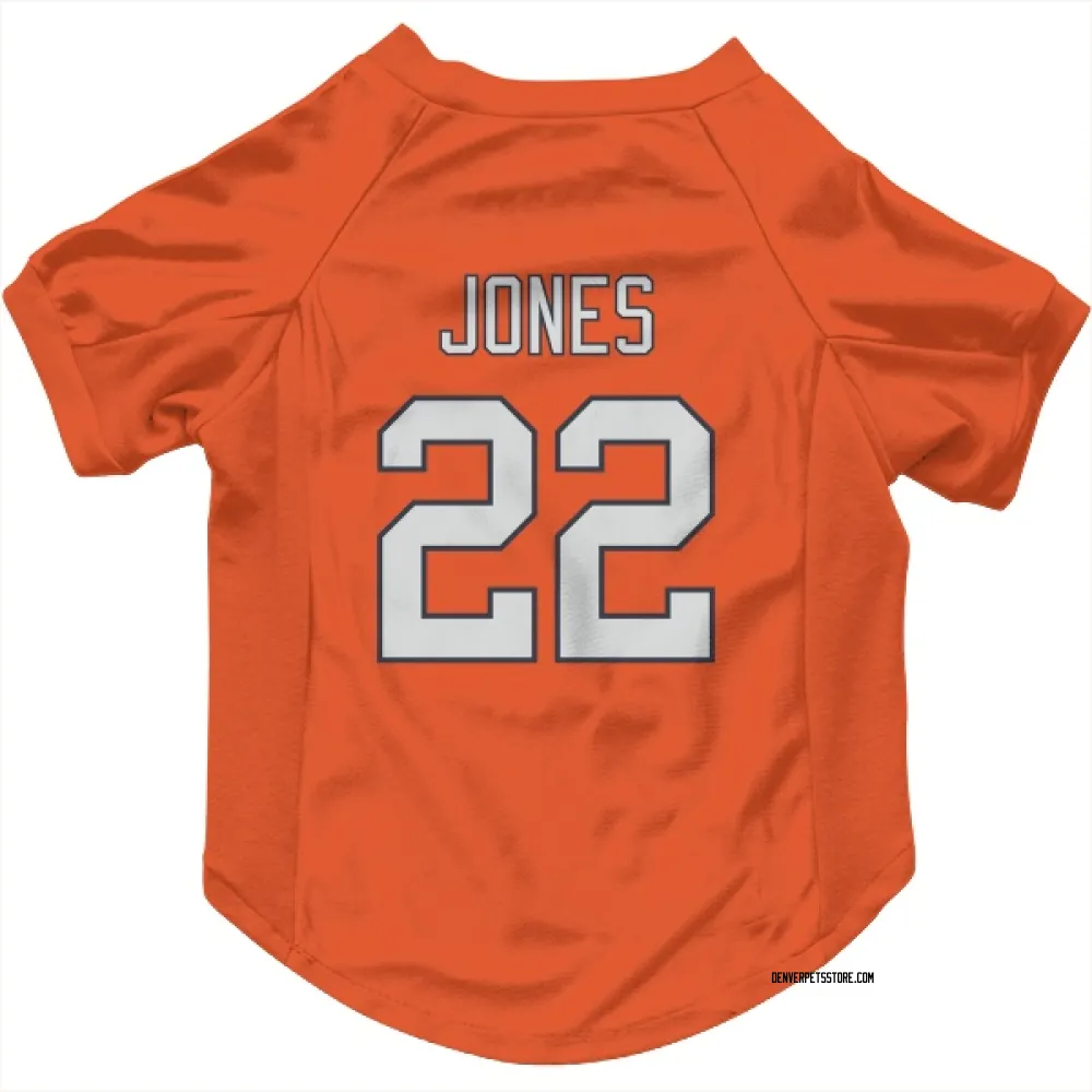 Denver Broncos Brandon Jones Orange Pet Jersey for Dog & Cat
