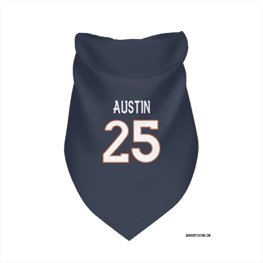 Denver Broncos Brent Austin Navy Pet Bandana for Dog & Cat