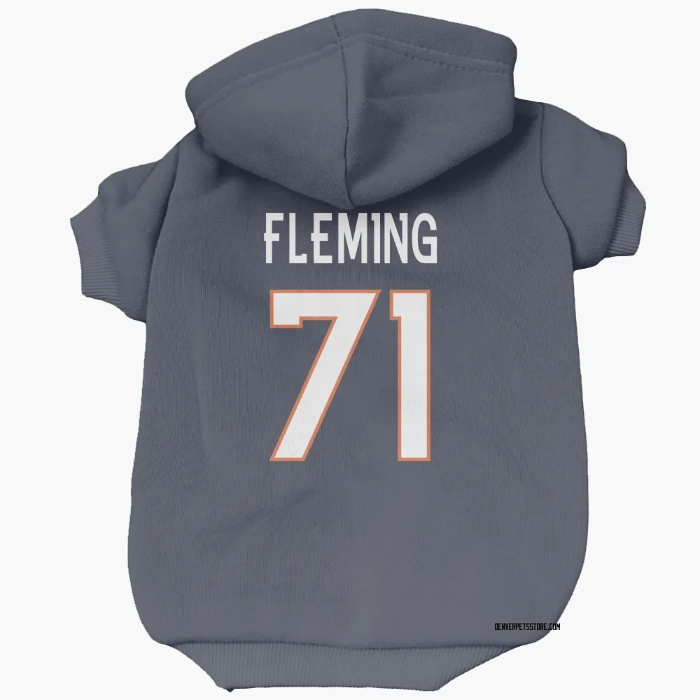 Denver Broncos Cam Fleming Navy Pet Hoodie for Dog & Cat