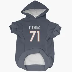 Denver Broncos Cam Fleming Navy Pet Hoodie for Dog & Cat