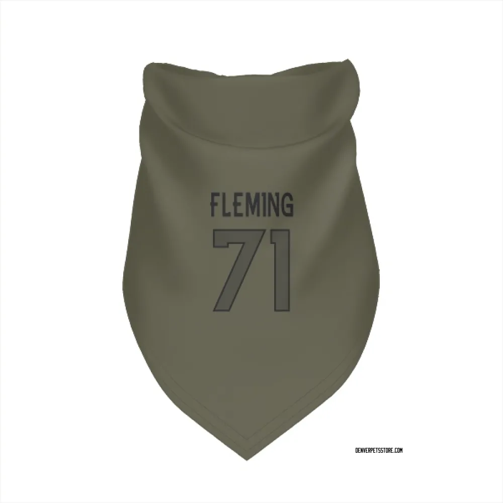 Denver Broncos Cam Fleming Olive Pet Bandana for Dog & Cat