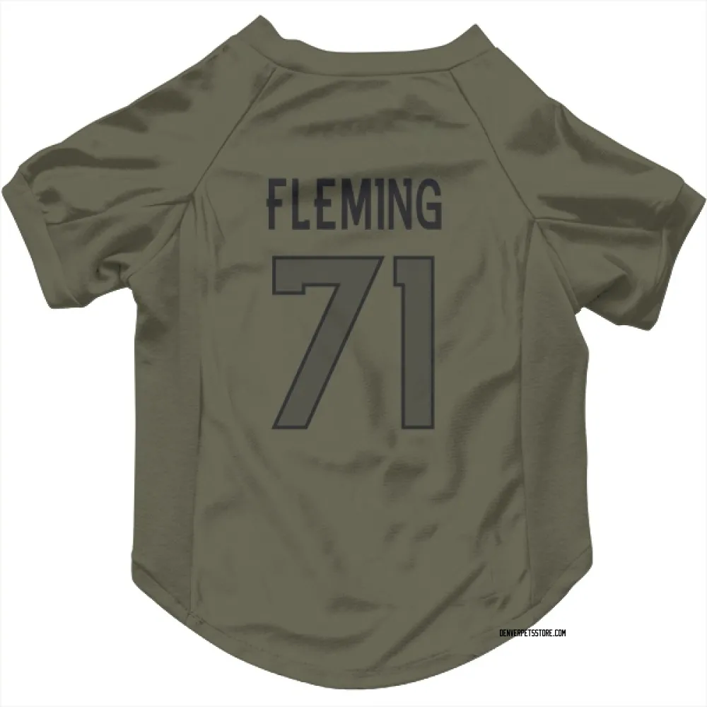 Denver Broncos Cam Fleming Olive Pet Jersey for Dog & Cat