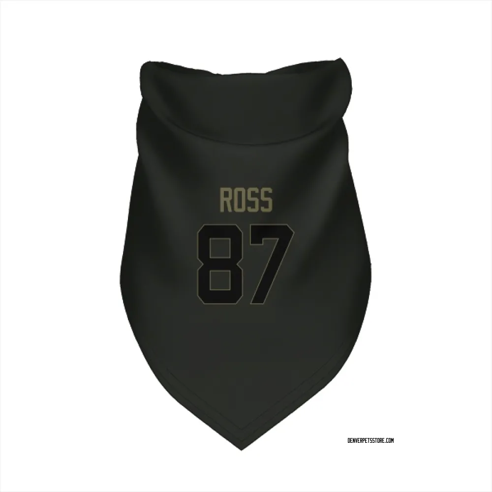 Denver Broncos Cam Ross Black Service Pet Bandana for Dog & Cat