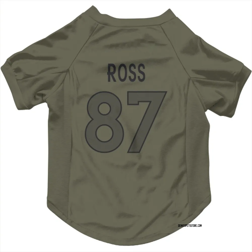 Denver Broncos Cam Ross Olive Pet Jersey for Dog & Cat