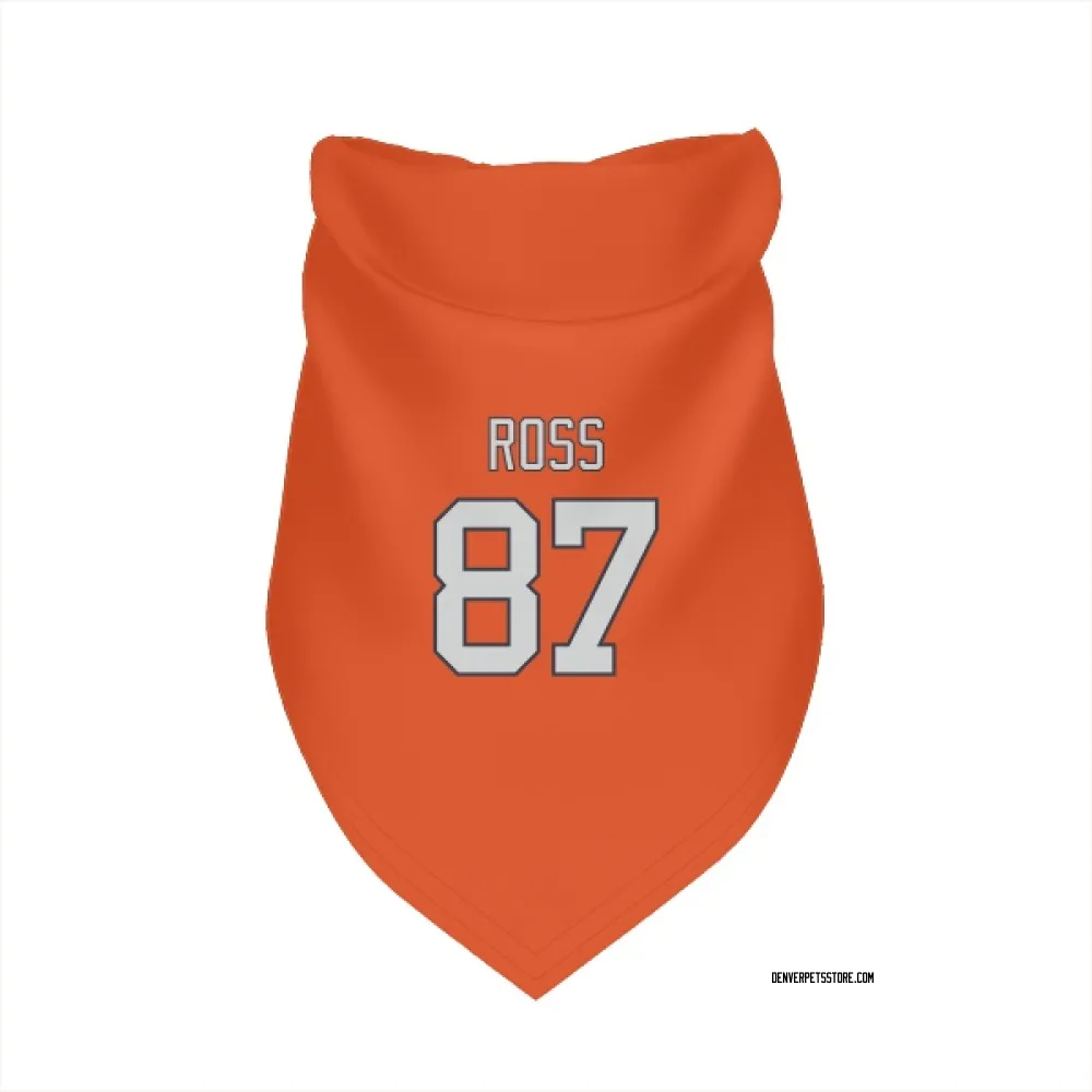 Denver Broncos Cam Ross Orange Pet Bandana for Dog & Cat