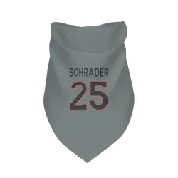 Denver Broncos Cody Schrader Gray Pet Bandana for Dog & Cat