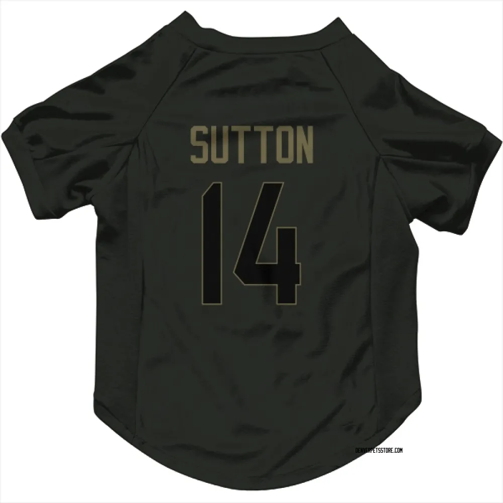 Denver Broncos Courtland Sutton Black Service Pet Jersey for Dog & Cat