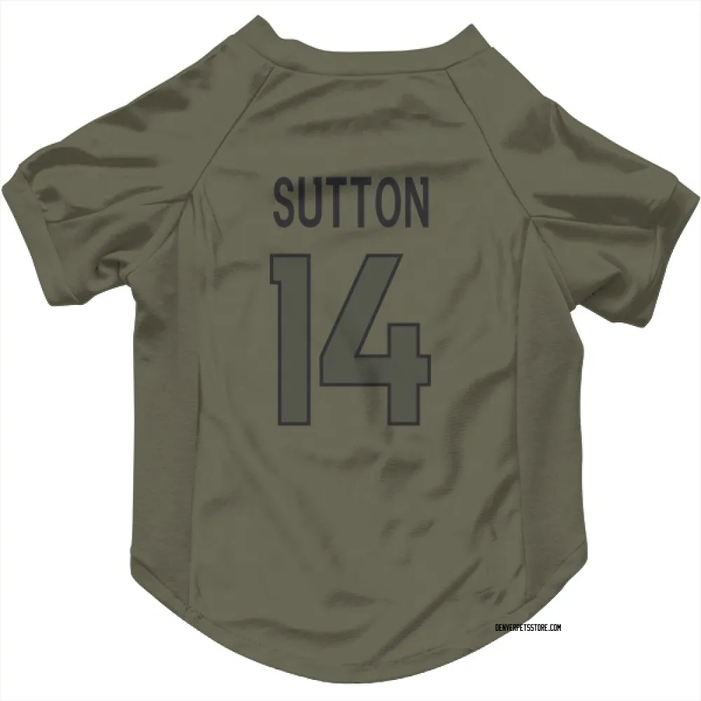 Denver Broncos Courtland Sutton Olive Pet Jersey for Dog & Cat