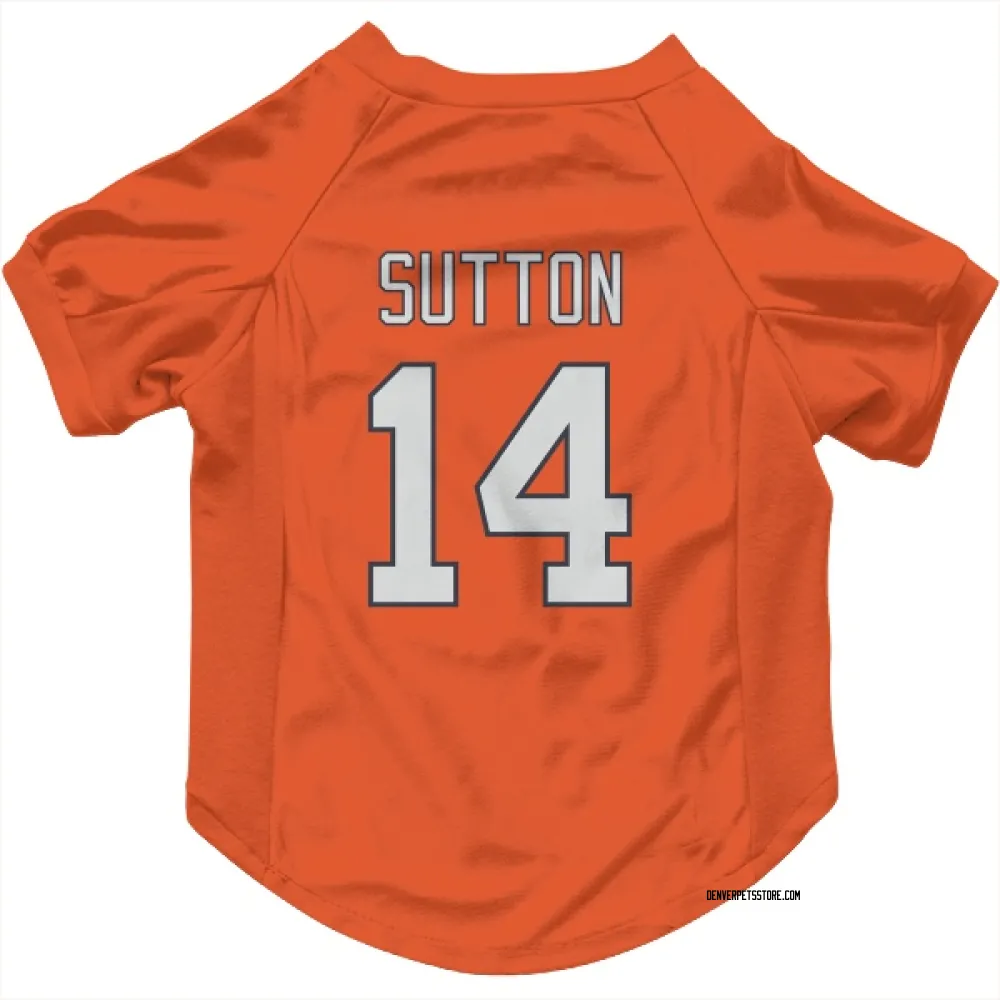 Denver Broncos Courtland Sutton Orange Pet Jersey for Dog & Cat