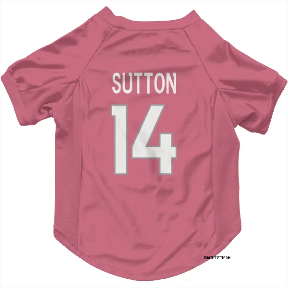 Denver Broncos Courtland Sutton Pink Pet Jersey for Dog & Cat