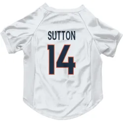 Denver Broncos Courtland Sutton White Pet Jersey for Dog & Cat