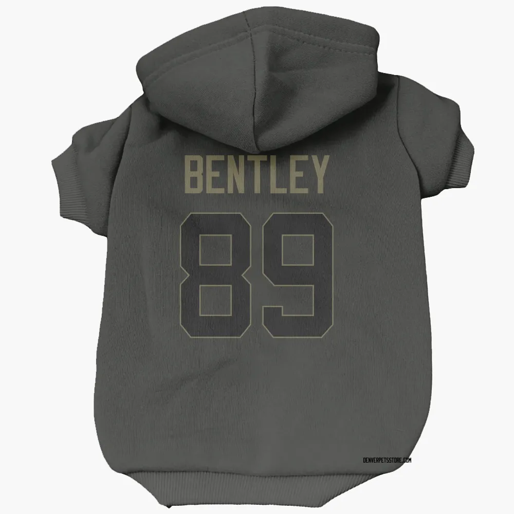 Denver Broncos Dallen Bentley Black Service Pet Hoodie for Dog & Cat