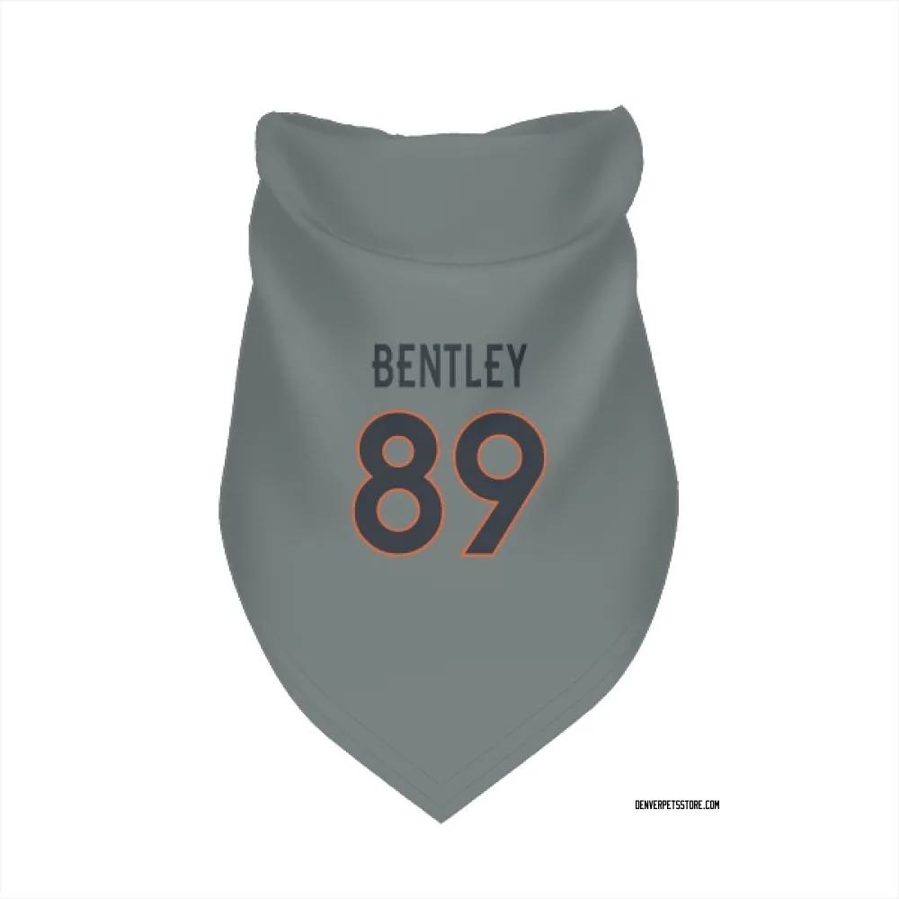 Denver Broncos Dallen Bentley Gray Pet Bandana for Dog & Cat