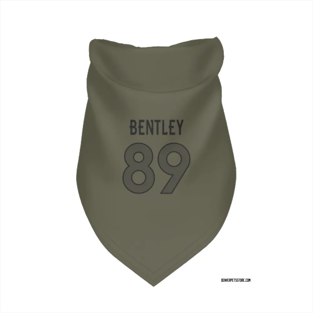 Denver Broncos Dallen Bentley Olive Pet Bandana for Dog & Cat