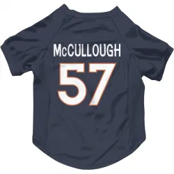 Denver Broncos Dasan McCullough Navy Pet Jersey for Dog & Cat