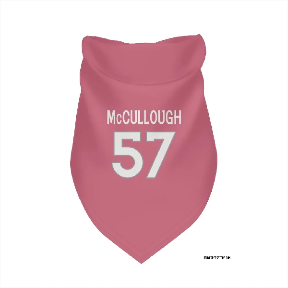 Denver Broncos Dasan McCullough Pink Pet Bandana for Dog & Cat