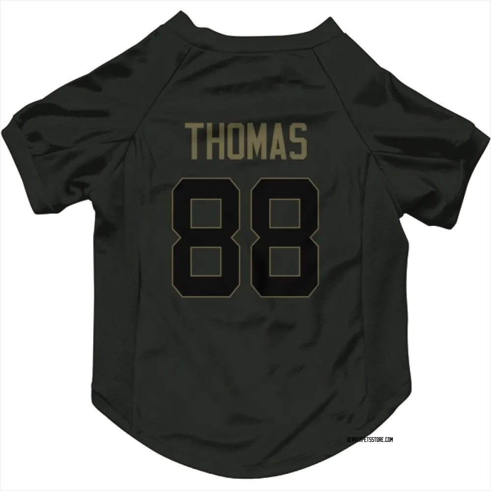 Denver Broncos Demaryius Thomas Black Service Pet Jersey for Dog & Cat
