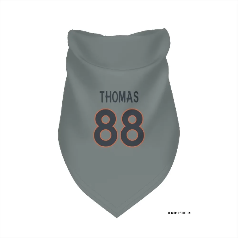 Denver Broncos Demaryius Thomas Gray Pet Bandana for Dog & Cat