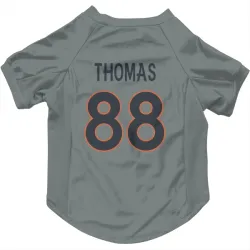 Denver Broncos Demaryius Thomas Gray Pet Jersey for Dog & Cat