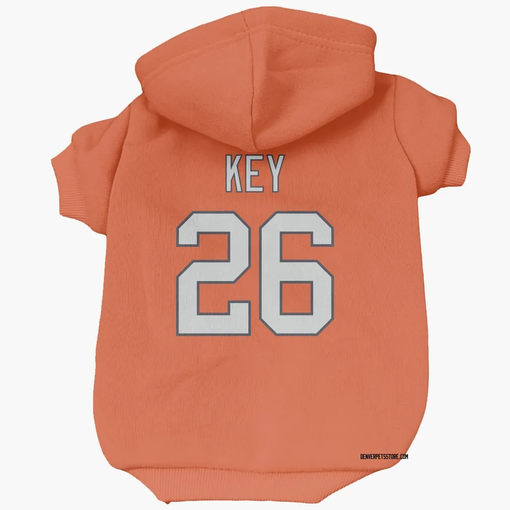 Denver Broncos Devon Key Orange Pet Hoodie for Dog & Cat