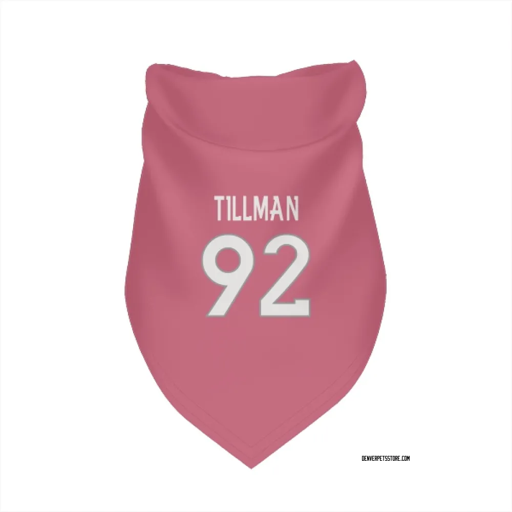 Denver Broncos Dondrea Tillman Pink Pet Bandana for Dog & Cat