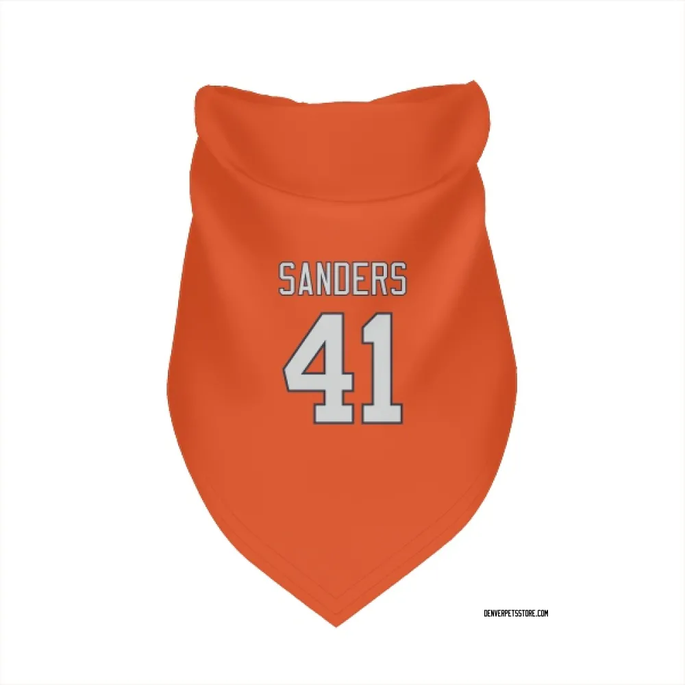 Denver Broncos Drew Sanders Orange Pet Bandana for Dog & Cat