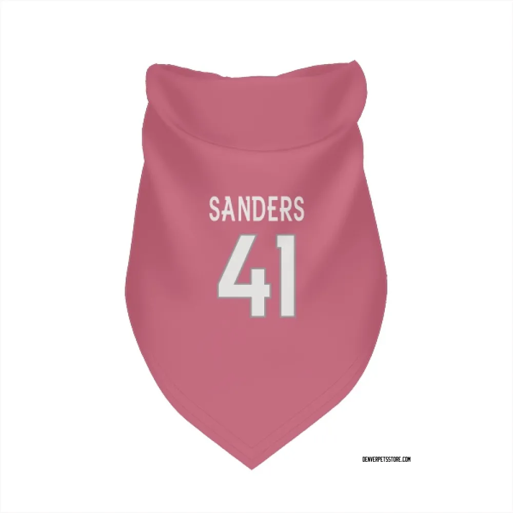 Denver Broncos Drew Sanders Pink Pet Bandana for Dog & Cat