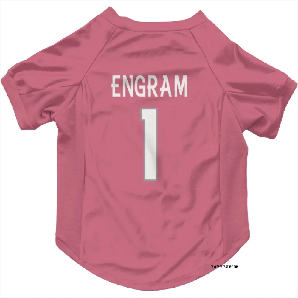 Denver Broncos Evan Engram Pink Pet Jersey for Dog & Cat