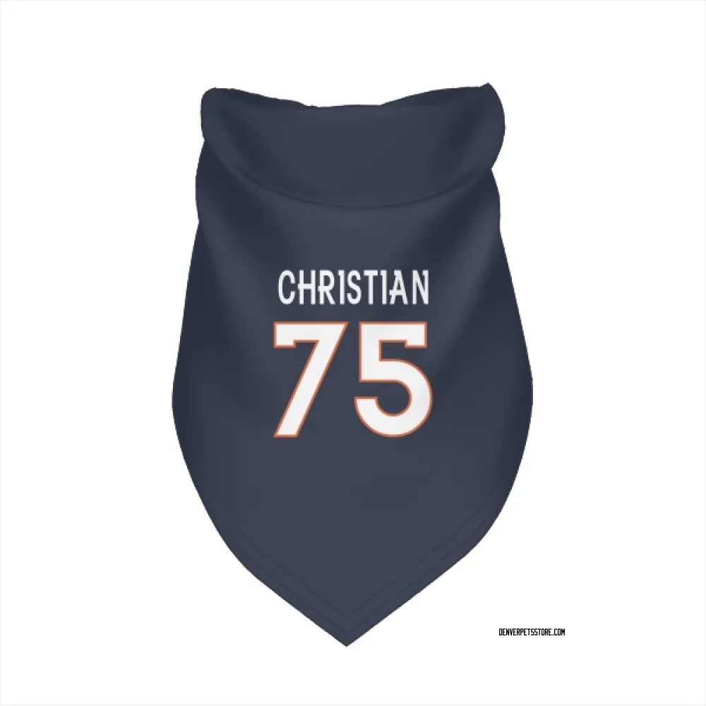Denver Broncos Geron Christian Navy Pet Bandana for Dog & Cat